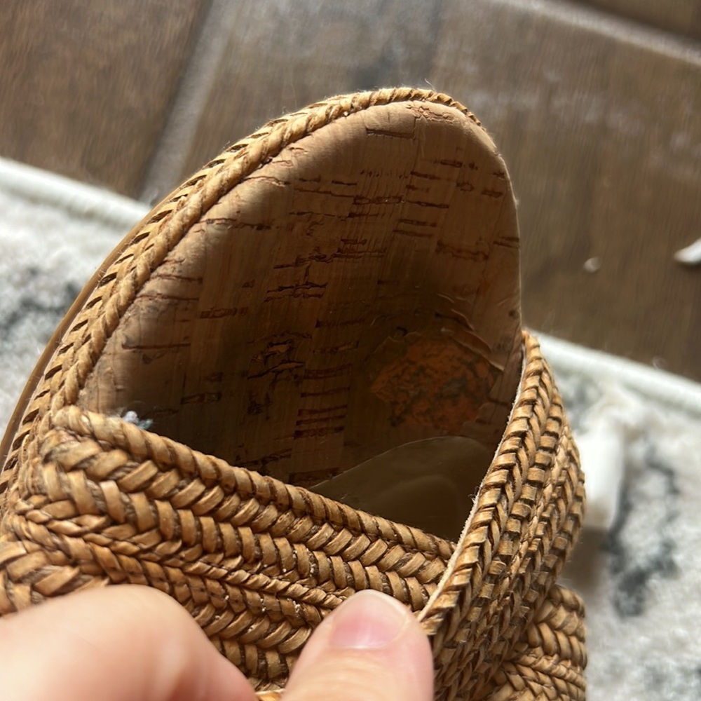 Stuart Weitzman Minx Cork Woven Sandal - image 5